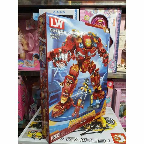 Đồ chơi lắp ráp robot siêu anh hùng Iron man siêu nhân người Sắt 2018 Hero Mecha War Machine
