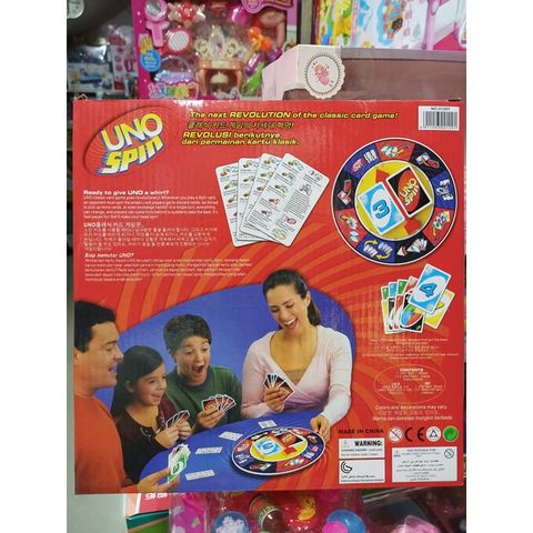 Trò chơi thẻ bài Board Games bộ bài UNO SPIN 0129