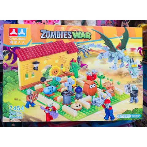 Đồ chơi lắp ráp chủ đề Zombies war CHAOBAO 7454 234090