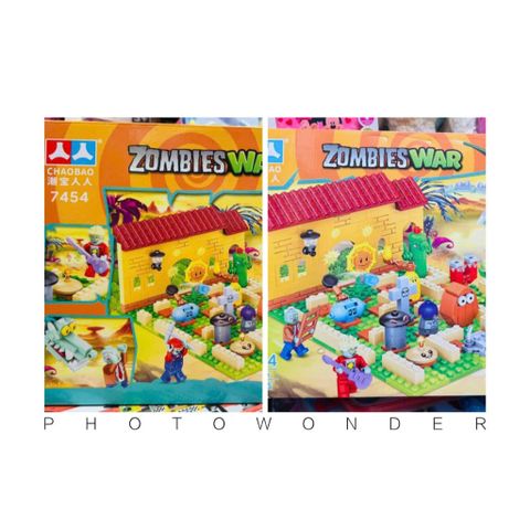 Đồ chơi lắp ráp chủ đề Zombies war CHAOBAO 7454 234090