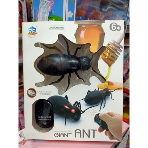 Đồ chơi điều khiển từ xa con kiến đen khổng lồ chạy bằng pin có đèn sáng 9917 Giant Ant Infrared Remote control