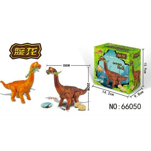 Đồ chơi con khủng long đẻ trứng chạy bằng pin giao màu ngẫu nhiên 66050 234098