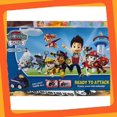 Đồ chơi đội chó cứu hộ gồm 7 xe chạy bằng đà A9 777