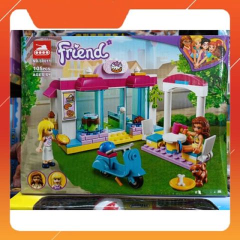 Đồ chơi lắp ráp mô phỏng tiệm bánh 60011 Friend