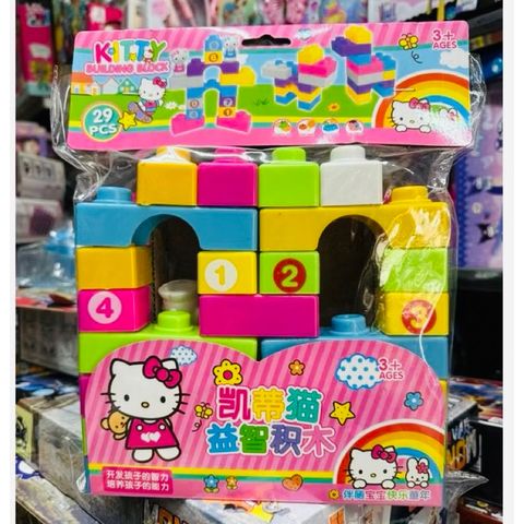 Đồ chơi xếp hình Hello Kitty 29 chi tiết JM001A