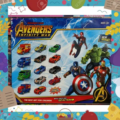 Đồ Chơi 13 Xe Ô Tô Avengers Chạy Đà #757-24
