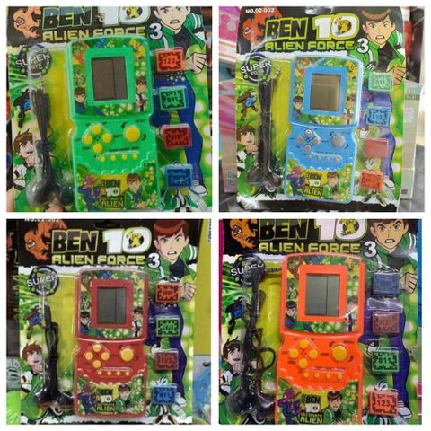 Máy chơi điện tử, chơi trò xếp hình chạy bằng pin, kèm tai nghe, có nhạc Brick Game (02-002) Giao Màu Ngẫu Nhiên