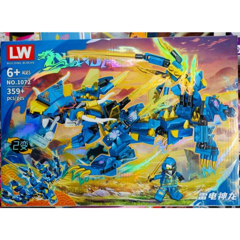 Đồ chơi lắp ráp ninja rồng xanh 1072 và ninja rồng đỏ 1073 234167
