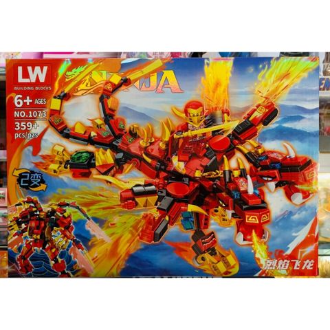 Đồ chơi lắp ráp ninja rồng xanh 1072 và ninja rồng đỏ 1073 234167