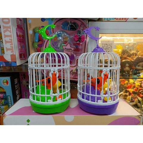 Đồ chơi lồng chim có đèn và âm thanh tiếng chim hót - giao ngẫu nhiên (5508A 888) 234197
