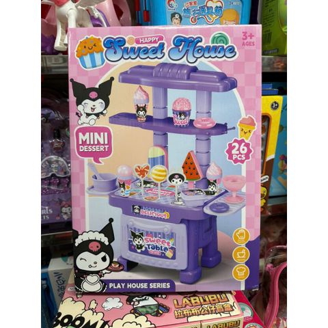 Đồ chơi đồ hàng quầy bán kem Kuromi 2016- 261 Sweet House Mini Dessert Play house serries