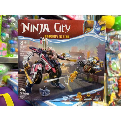 Đồ chơi lắp ráp Ninja city Dragon Rising 80082 Sora's Transforming Mech Bike Racer 234214