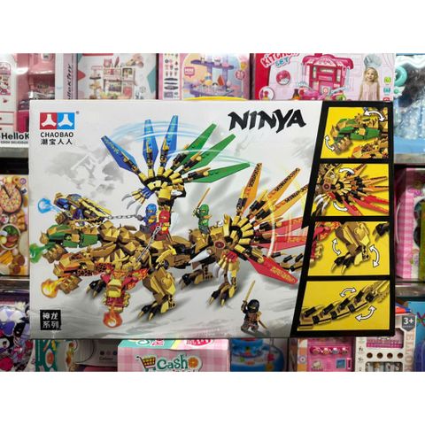 Bộ đồ chơi xếp hình lắp ráp Ninja rồng 7633
