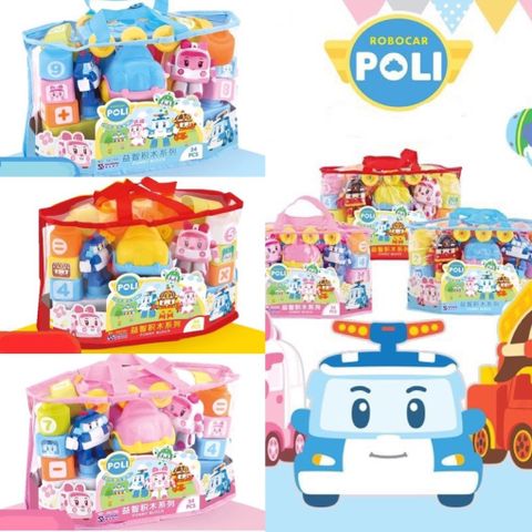 Đồ Chơi Xếp Hình Robocar Poli Funny Block 34pcs 3620 Chọn Ngẫu Nhiên