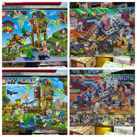 (98485 D612) Đồ chơi lắp ráp chủ đề My World có 2 phân loại