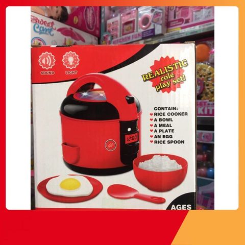 Đồ chơi nồi cơm điện chạy bằng pin có đèn và nhạc #5541