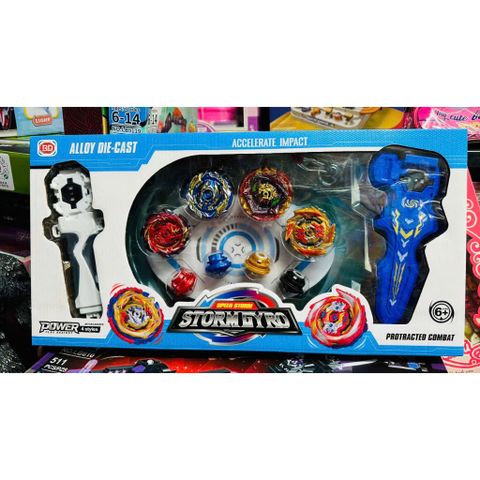 Con quay 329-62 có tay cầm và sàn thi đấu Speed Storm Gyro Alloy Die Cast