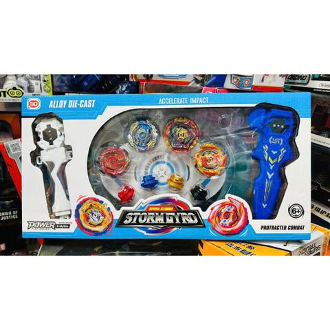 Con quay 329-62 có tay cầm và sàn thi đấu Speed Storm Gyro Alloy Die Cast