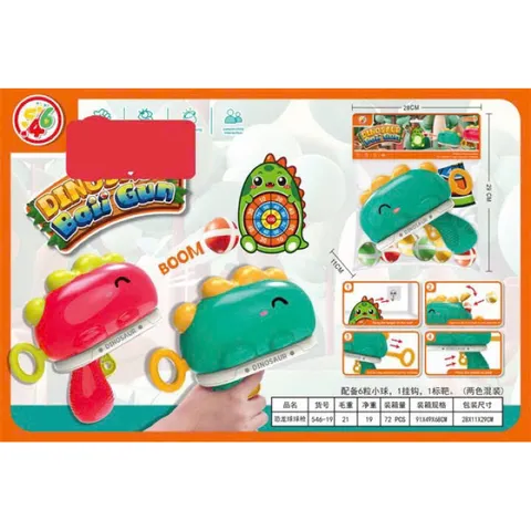 Máy khủng long bắn bóng chọn màu ngẫu nhiên 546-19