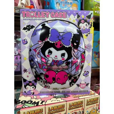 Đồ chơi KUROMI vali kéo đựng phụ kiện nội thất, thời trang hình balo cặp sách mã 022 giao ngẫu nhiên