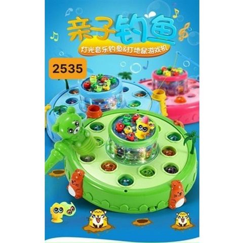 Bộ đồ chơi câu cá đập chuột (2535)- Trò chơi giáo dục cho bé trai và bé gái