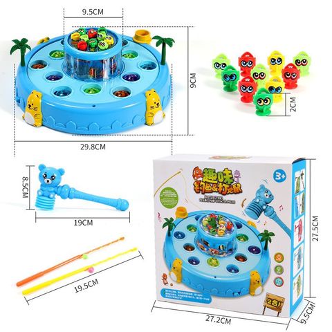 Bộ đồ chơi câu cá đập chuột (2535)- Trò chơi giáo dục cho bé trai và bé gái