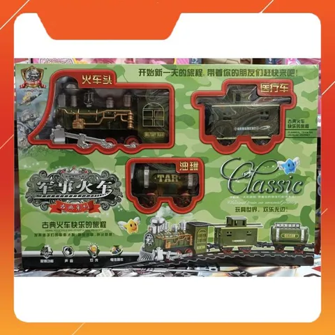 Đồ Chơi Tàu Hỏa Đường Ray Có 3 Toa Tàu #989-51