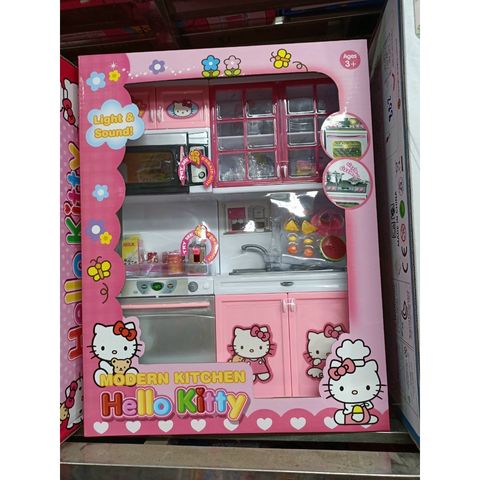 BỘ ĐỒ CHƠI NHÀ BẾP 2 NGĂN TỦ CÓ ĐÈN VÀ NHẠC CHỌN NGẪU NHIÊN (2621)