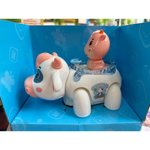 Con bê con chạy bằng pin có đèn và nhạc 1020