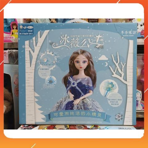 Búp Bê Gậy Thiên Thần Và Vương Miện Có Đèn Phát Sáng (125-D23)