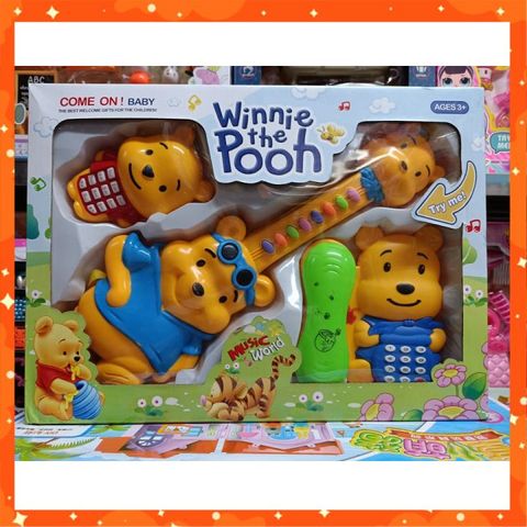 Set Đồ Chơi Âm Nhạc Đàn Gấu Pooh #1228