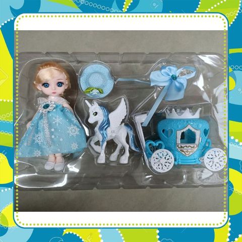 Đồ Chơi Búp Bê Và Ngựa Pony Trắng #125-83