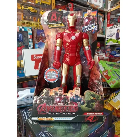 Mô Hình Nhân Vật Siêu Anh Hùng Iron Man Cao 30cm Đồ Chơi Cho Bé