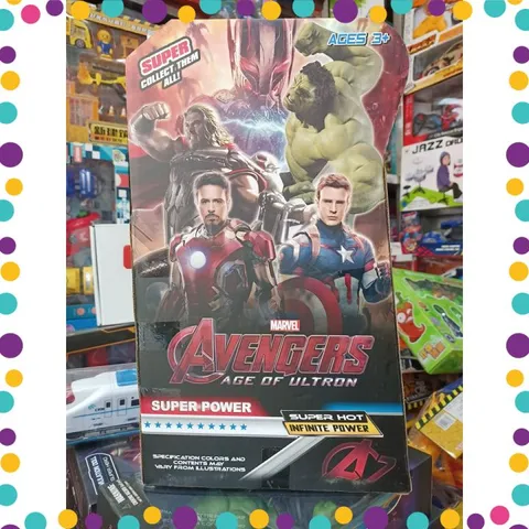 Mô Hình Nhân Vật Siêu Anh Hùng Iron Man Cao 30cm Đồ Chơi Cho Bé