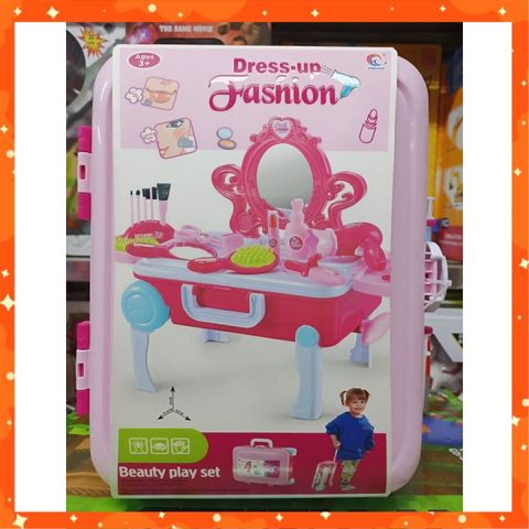 Vali kéo và bàn trang điểm 2in1 14 chi tiết 6606