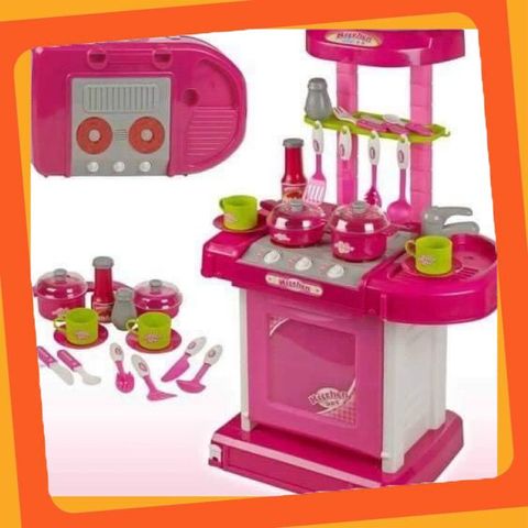 Set Đồ Chơi Nhà Bếp Lắp Pin Có Đèn Và Nhạc #008-58