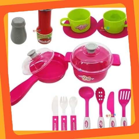 Set Đồ Chơi Nhà Bếp Lắp Pin Có Đèn Và Nhạc #008-58