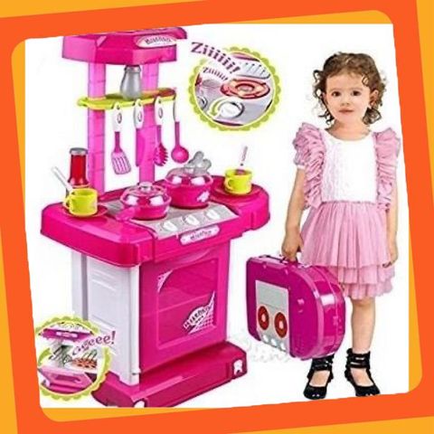 Set Đồ Chơi Nhà Bếp Lắp Pin Có Đèn Và Nhạc #008-58