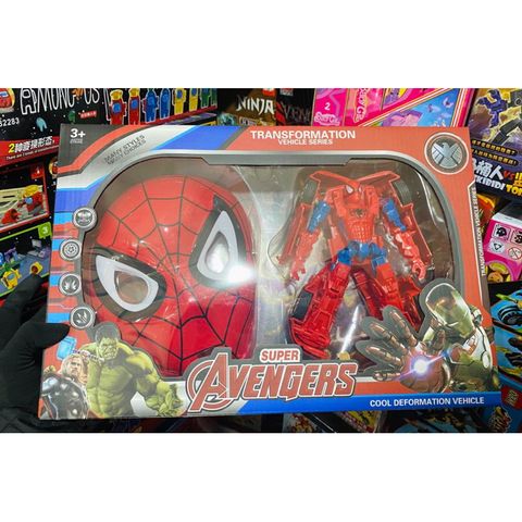 Đồ Chơi Lắp Ghép Biến Hình Siêu Nhân Spider Man 564-884 (6601A)