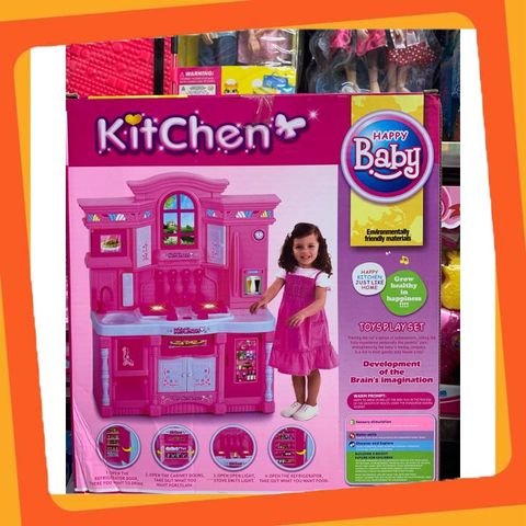Đồ Chơi Nhà Bếp Lắp Pin Có Đèn Và Nhạc (6817-A)