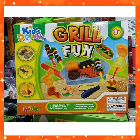 Set Đồ Chơi Đất Sét Làm Các Món Nướng #11712 GRILL FUN