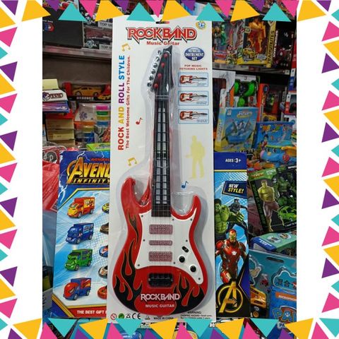 Đàn guitar có nhạc và đèn phát sáng #929A-2
