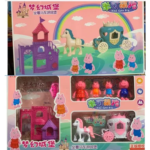 Đồ Chơi Nhân Vật Heo Peppa Và Cỗ Xe Ngựa (RDL-2)