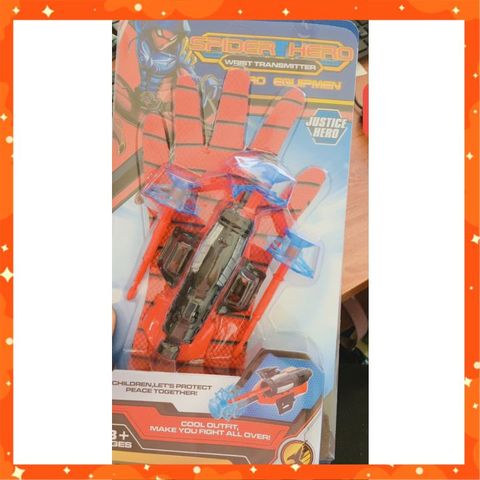 GĂNG TAY VẢI VÀ PHỤ KIỆN SIÊU NHÂN SPIDER MAN (WL1118742)
