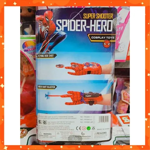 GĂNG TAY VẢI VÀ PHỤ KIỆN SIÊU NHÂN SPIDER MAN (WL1118742)