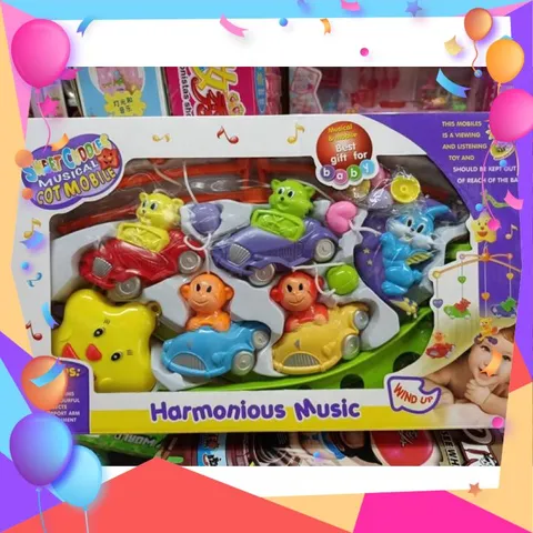Set Đồ Chơi Treo Nôi Vặn Cót Chọn Ngẫu Nhiên