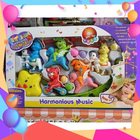 Set Đồ Chơi Treo Nôi Vặn Cót Chọn Ngẫu Nhiên