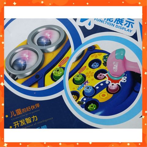 Set Trò Chơi Đập Chuôt Hình Minion #518-3 Lắp Pin Có Nhạc