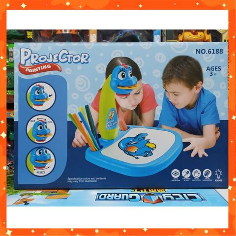 Projector Painting Bàn Vẽ Thông Minh Có Đèn Chiếu #6188 Kích Thước Bàn Vẽ 25x23x35cm