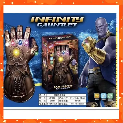 Găng Tay Thanos Đồ Chơi Siêu Nhân Có Đèn Và Nhạc (ZR999)